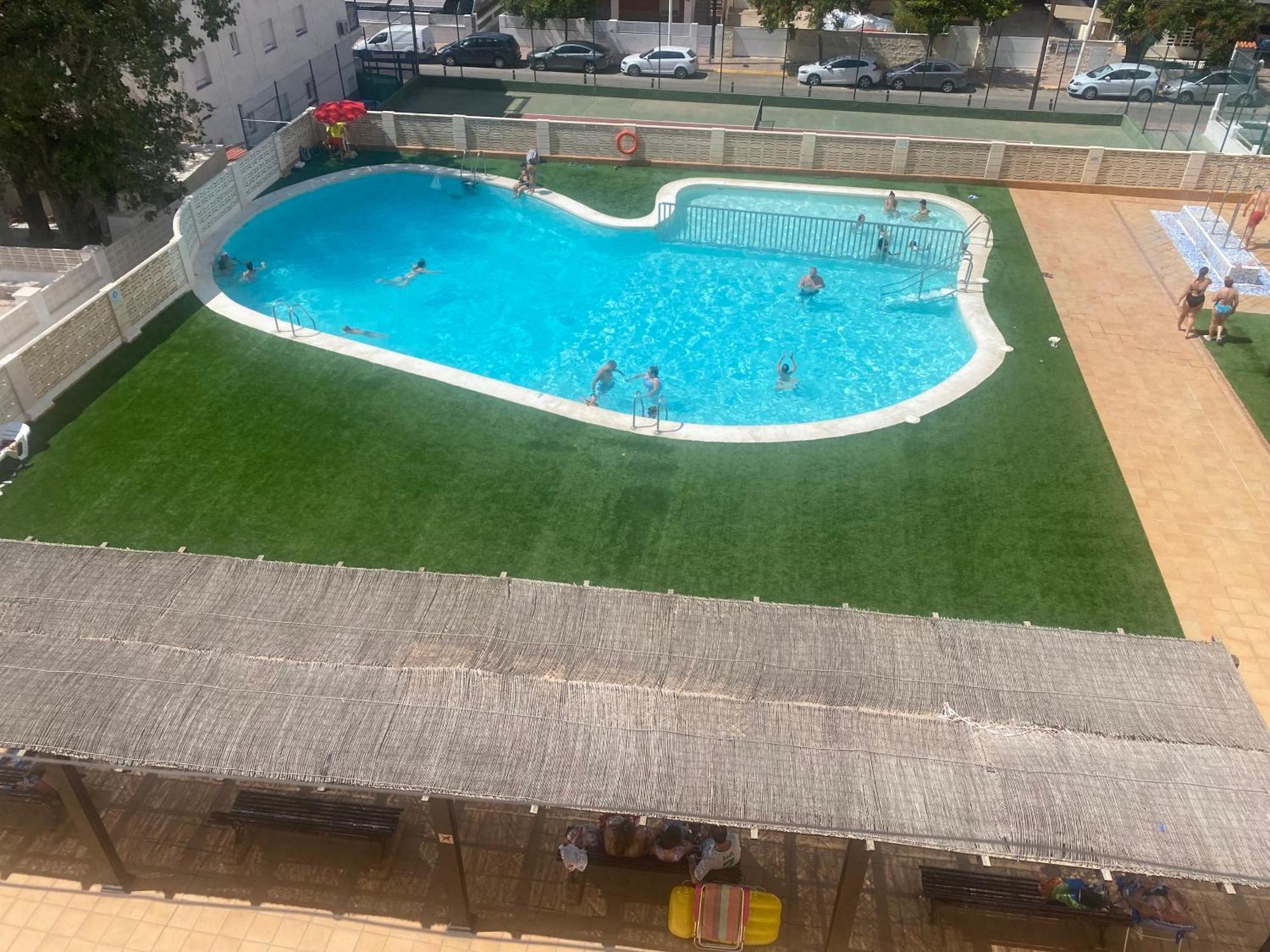 Apartamento 1ª Linea De Playa - Con Piscina Y Parking Playa de Gandia ภายนอก รูปภาพ